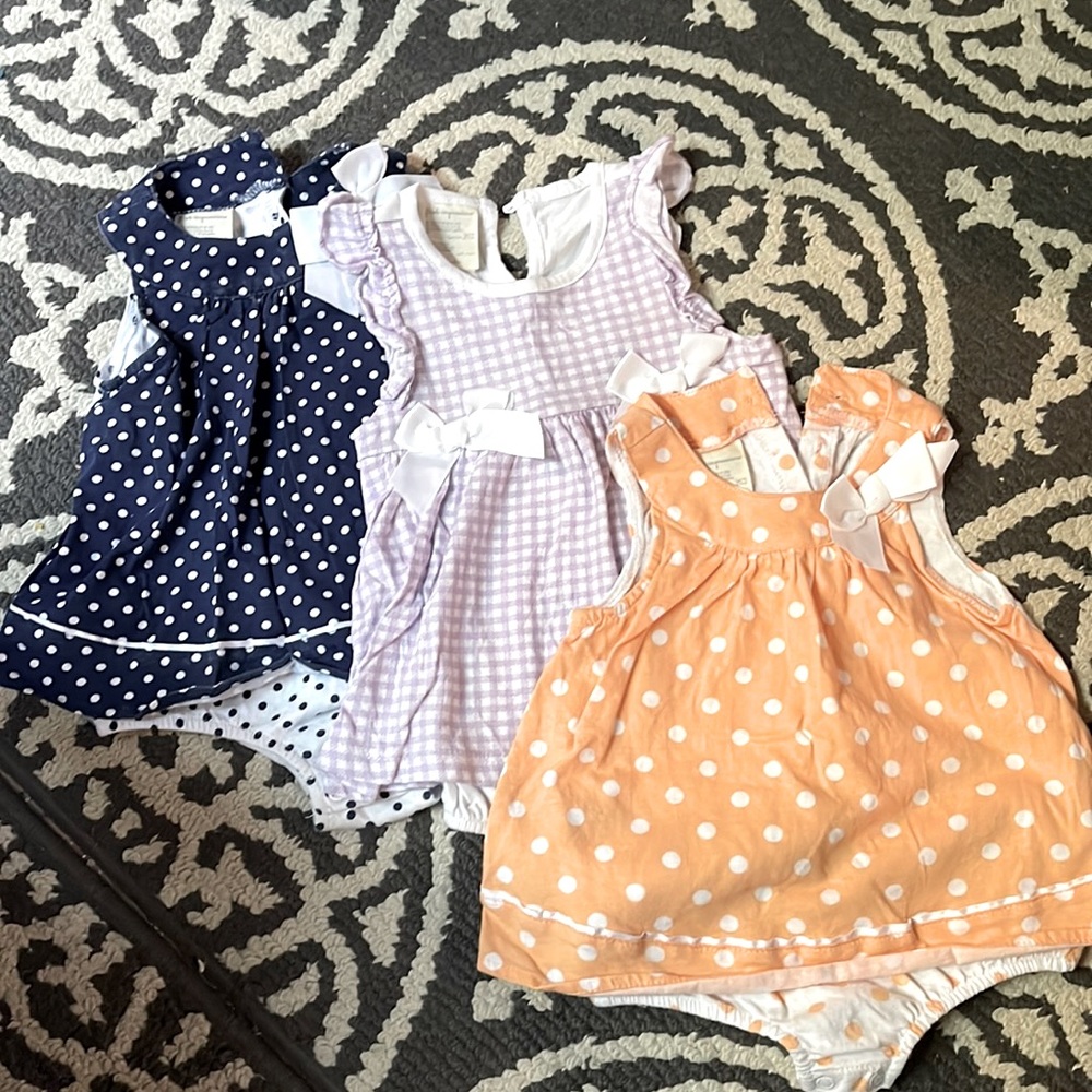 First impression 18 months jumper/onesie, three-piece bundle